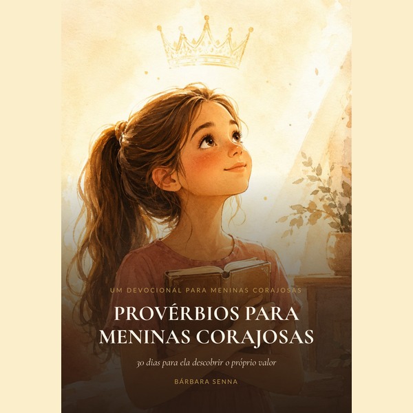 Capa de Provérbios para Meninas Corajosas
